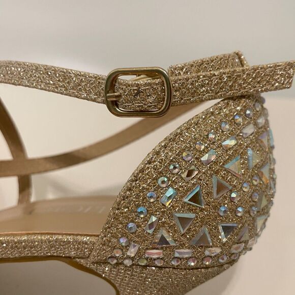 Delicacy shoes, Style: Excited, color Champagne, all man made materials - Picture 5 of 13